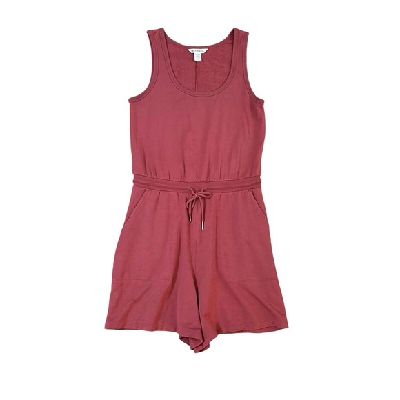 Athleta Red Sleeveless Romper - Picture 1 of 6